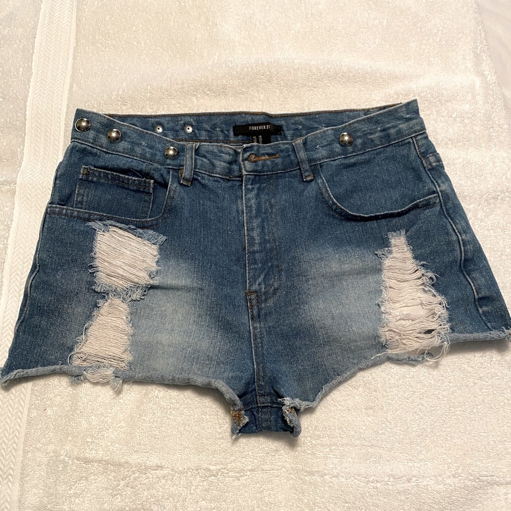 Forever 21 blue jean shorts